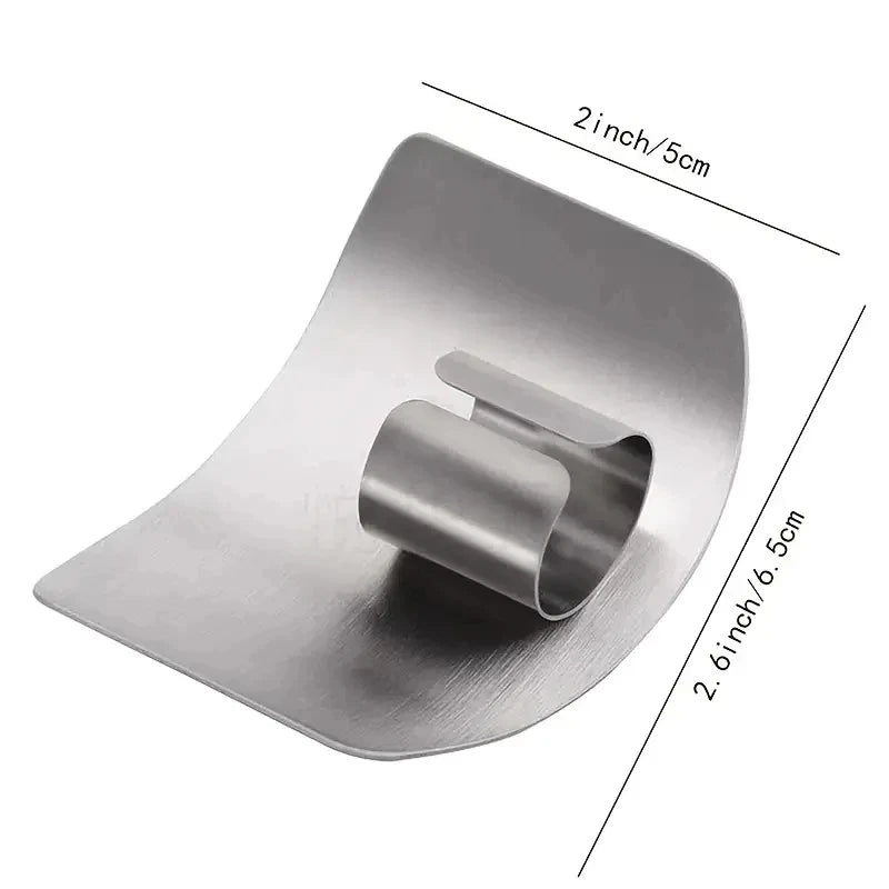 Stainless Steel Finger Guard For Cutting And Kitchen Safety