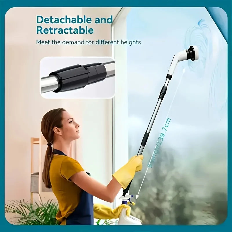 Ahtoska 9 In 1 Wireless Electric Rotating Cleaning Brush