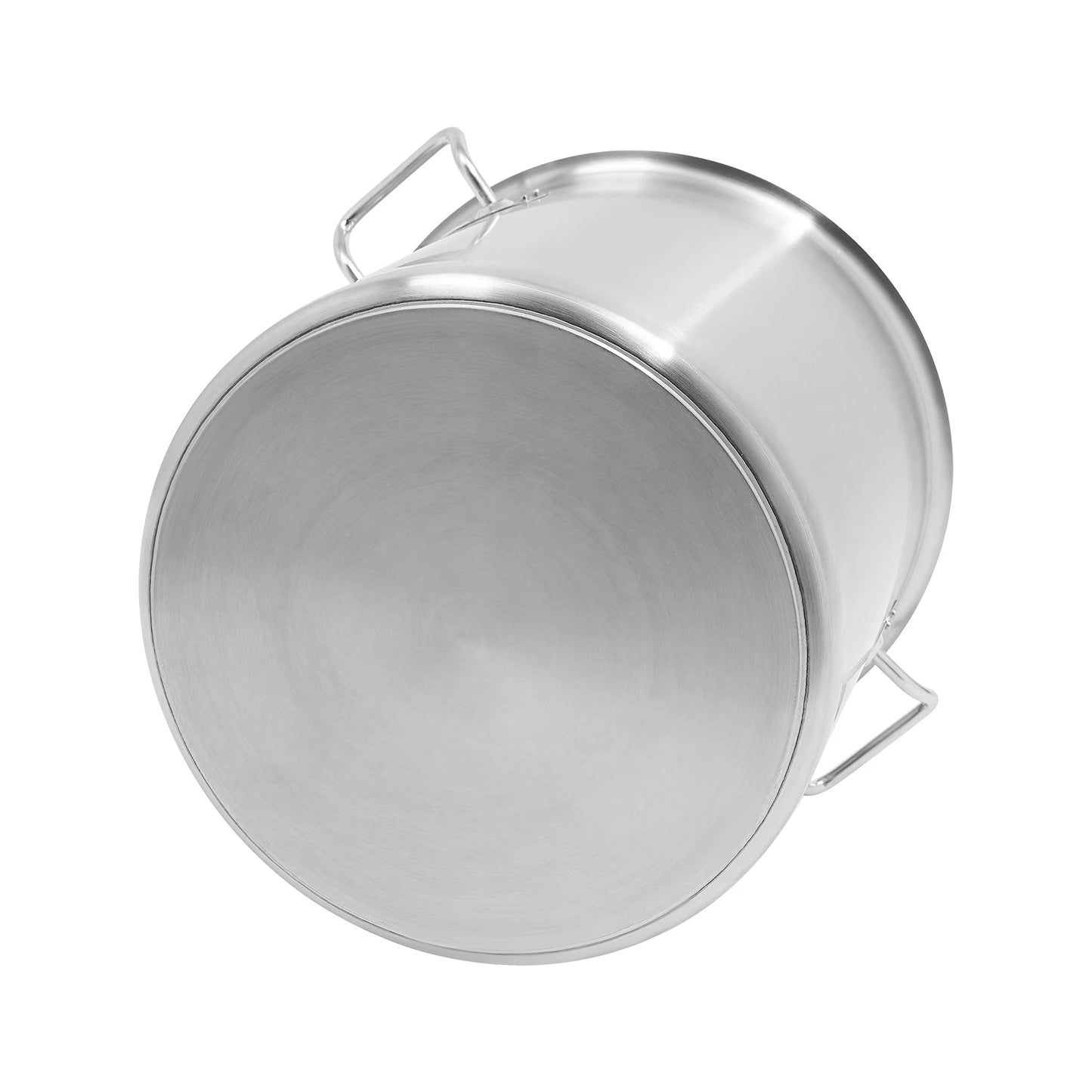 Stainless Steel Stock Pot With Lid 34.9 Qt Capacity