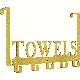 Over The Door Hooks, Towel Rack with 5 Hooks, Towel Holder for Hanging Heavy Duty, Door Rack Over Door Hanger for Bedroom Bathroom Kitchen