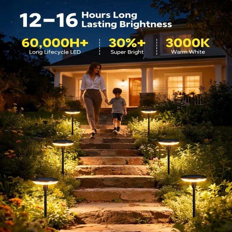 KPSTEK Solar Pathway Lights Outdoor Garden Swaying Landscape Lighting
