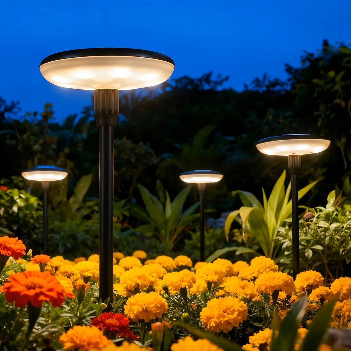 KPSTEK Solar Pathway Lights Outdoor Garden Swaying Landscape Lighting