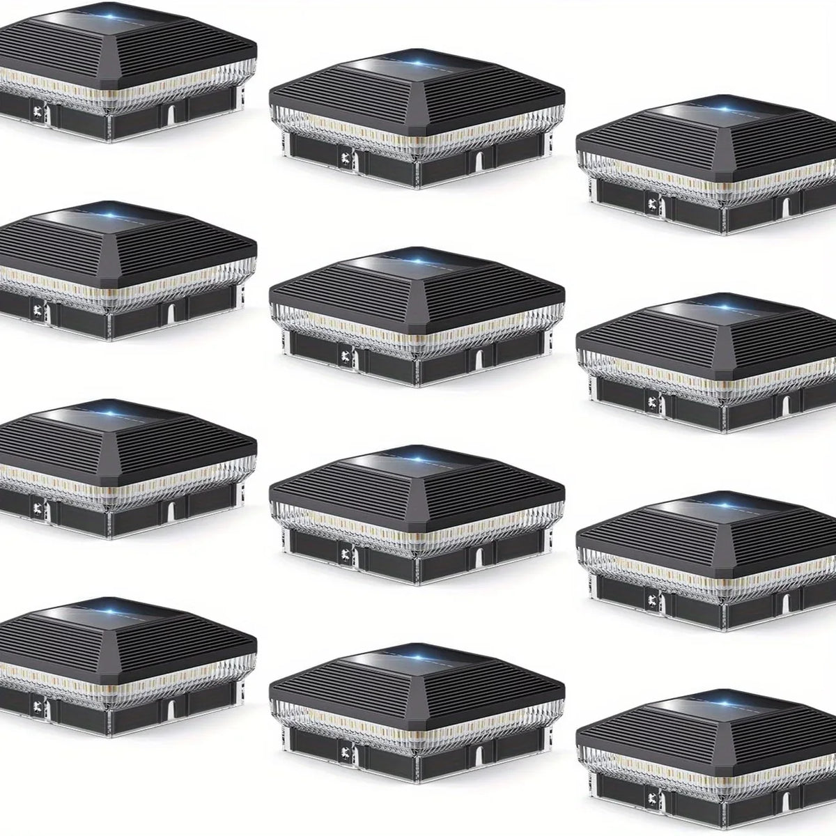 KPSTEK Solar Post Cap Lights Featuring 3 Modes And Waterproof Protection