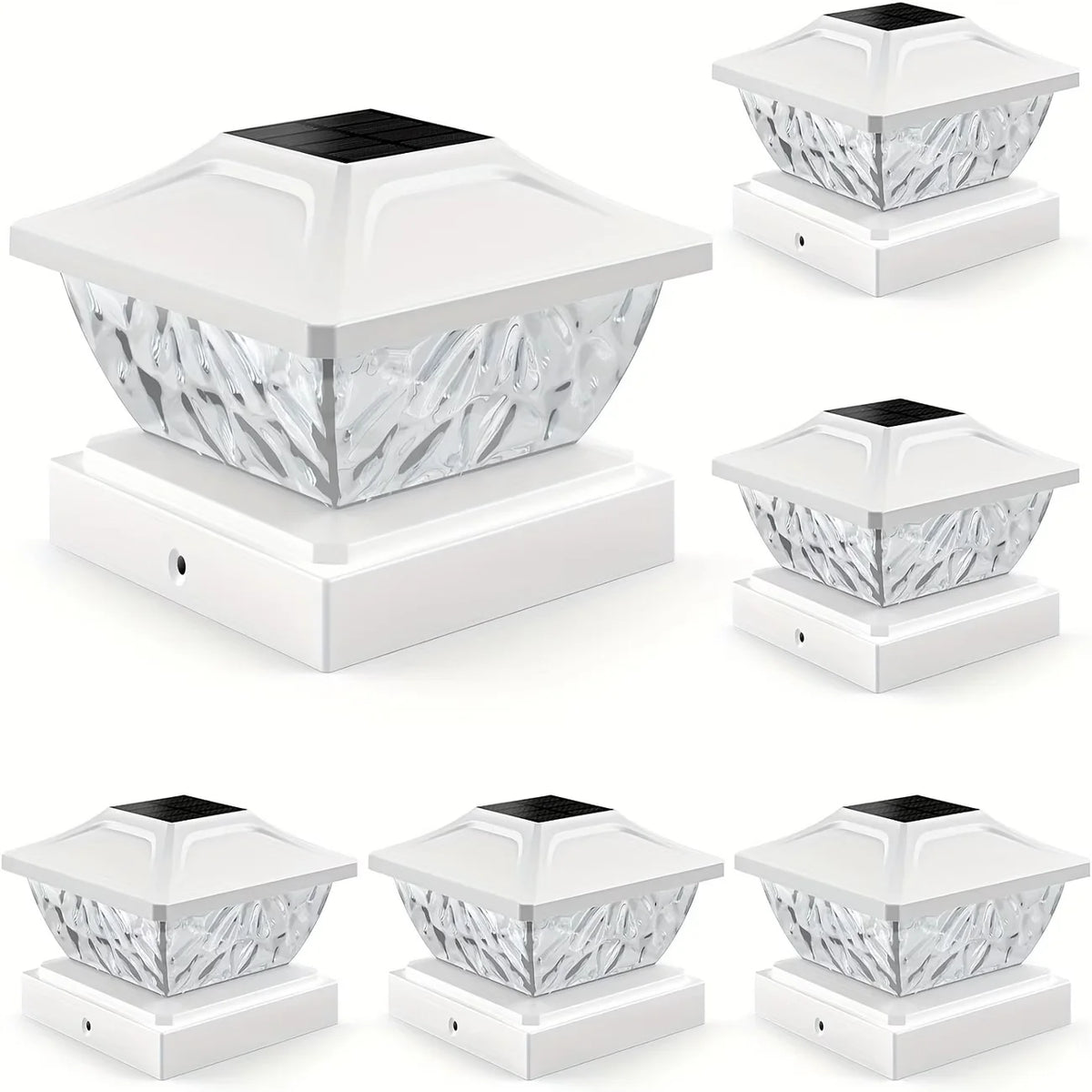 KPSTEK Solar Outdoor Villa Fence Garden Column Light