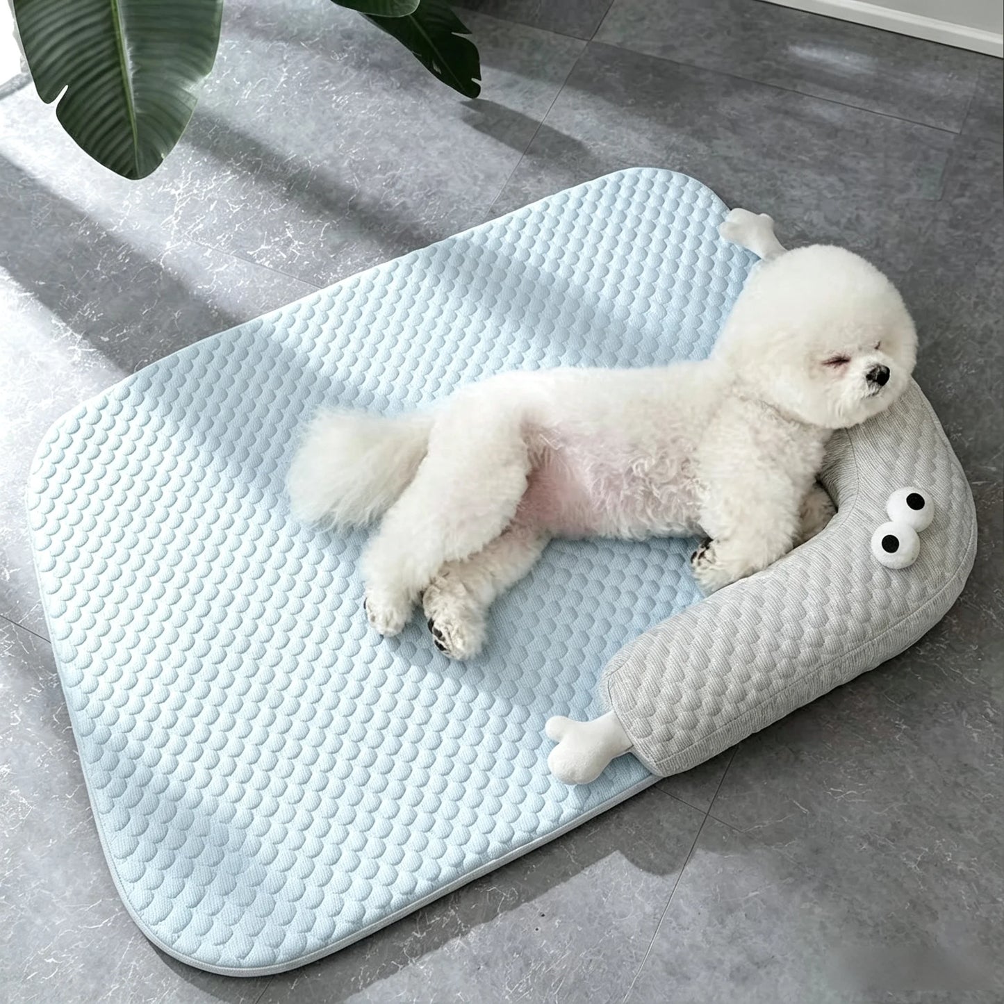 Breathable Ice Silk Cooling Pet Mat For Dogs And Cats