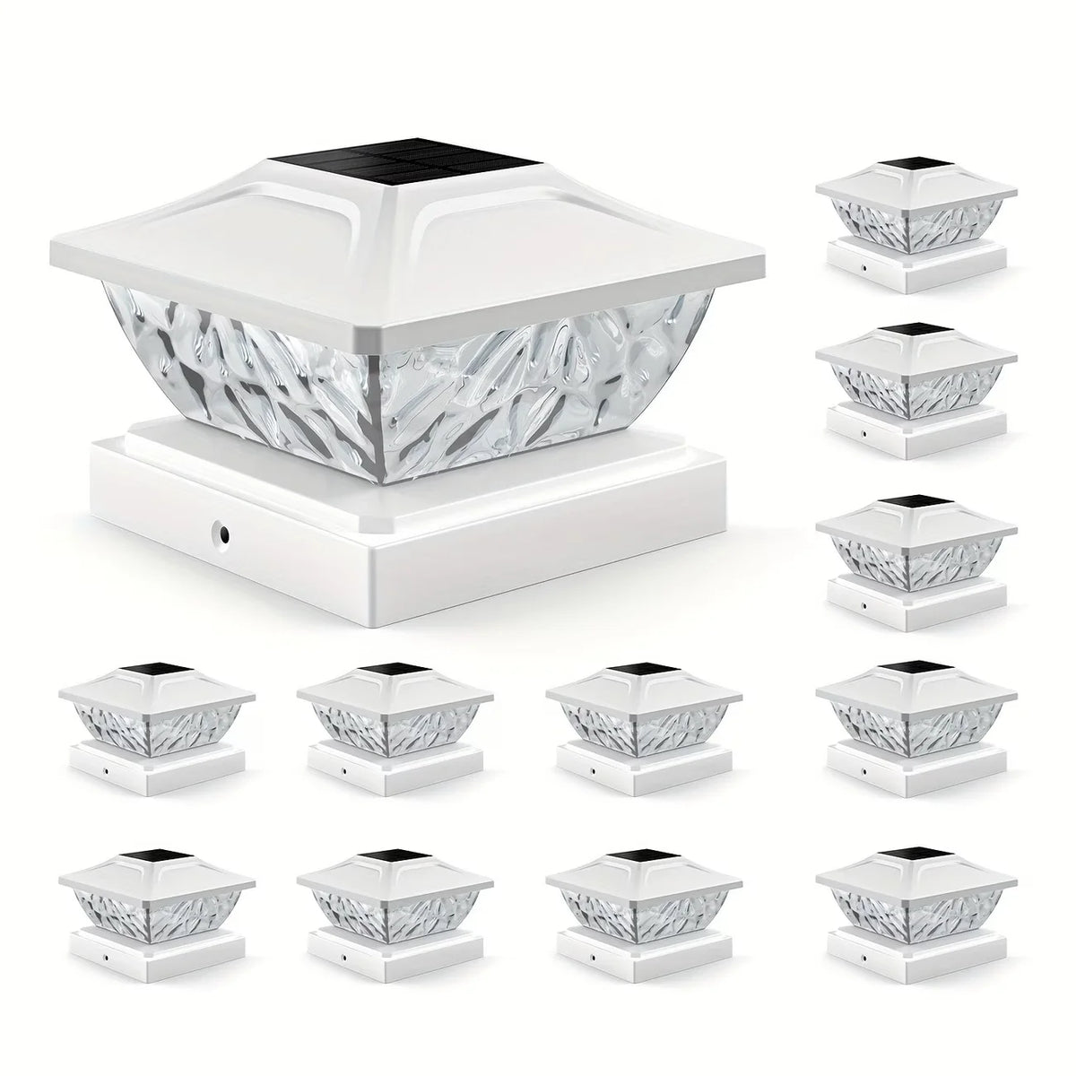 KPSTEK Solar Outdoor Villa Fence Garden Column Light
