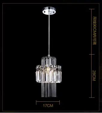 GreeLustr Modern Crystal Pendant Ceiling Light For Home Decor