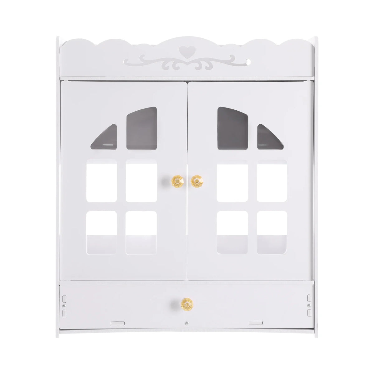 Wall Mounted Bathroom Organizer No Drill Large Capacity Multi-tier Shelf for Toiletries Cosmetics