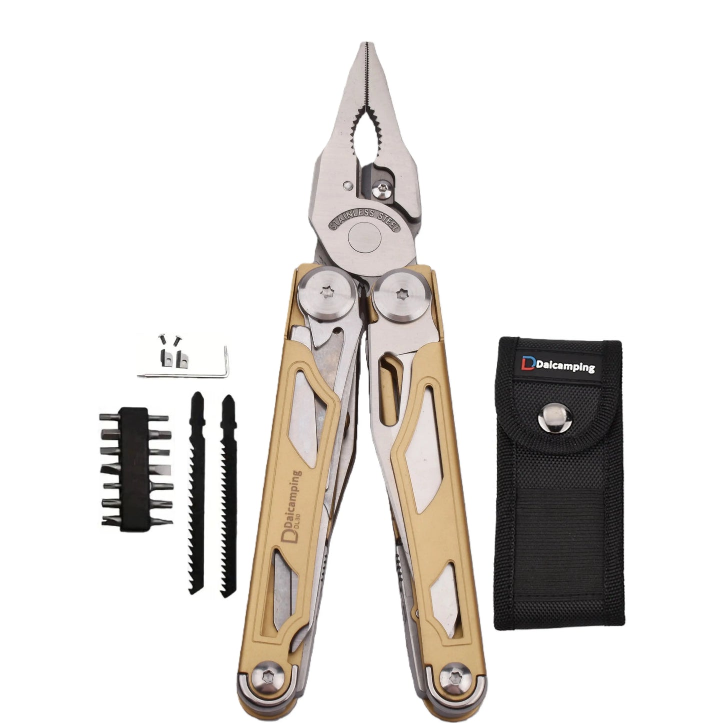 Daicamping Stainless Steel Multifunctional Plier Hand Tool