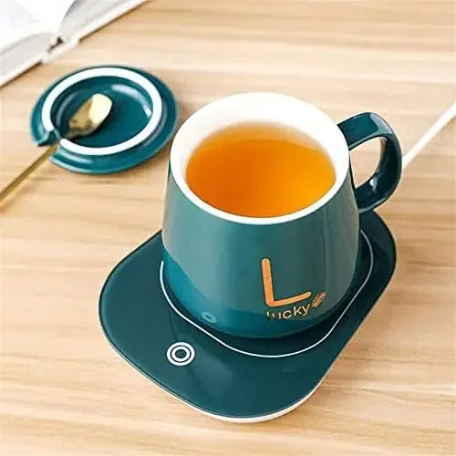 Usb Recharge Warm Soup Cup with Spoon and Storage Bag Set  Stainless Steel Breakfast Cup and Folding Spoon Food Thermal Jar