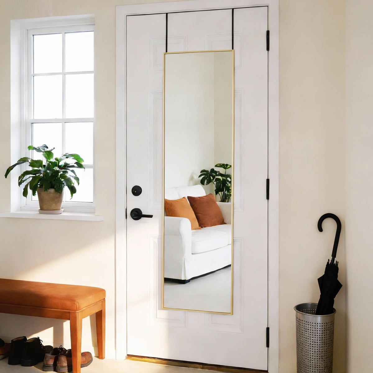 MCQ Premium Arched Full Length Wall Mounted Vanity Mirror