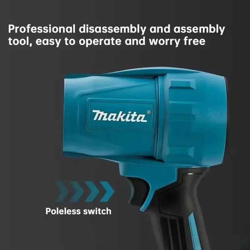 Makita 18V Cordless Air Blower For Car Dust Cleanup