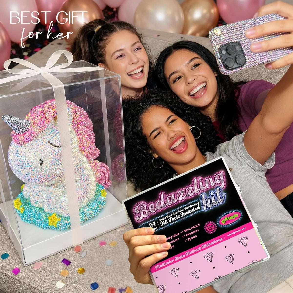 All In One Resin Rhinestone Kit With Glue Tools