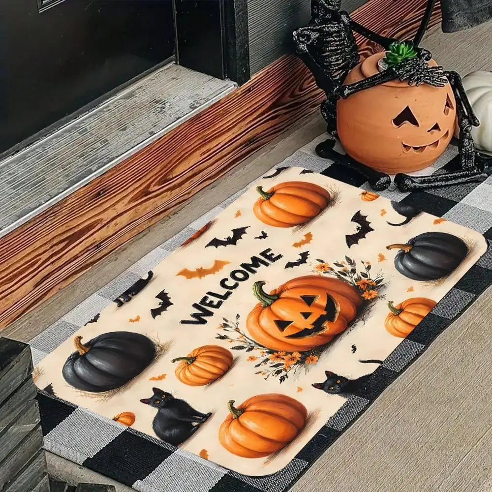 Modern Flannel Halloween Rug Carpet For Indoor Home Decor