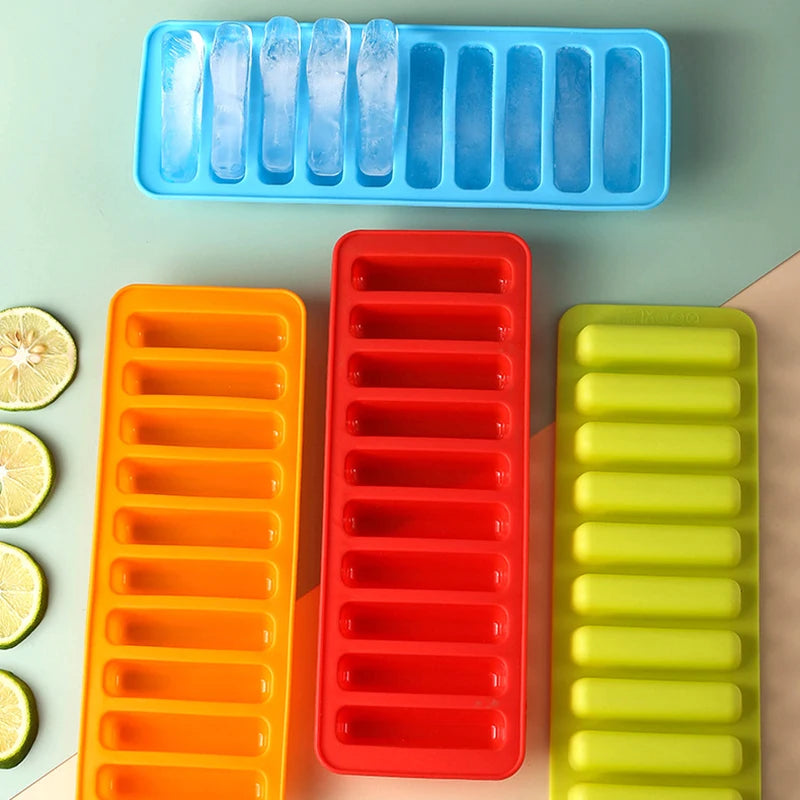 Reusable Silicone Ice Bar Mold For Ice Pops And Baking
