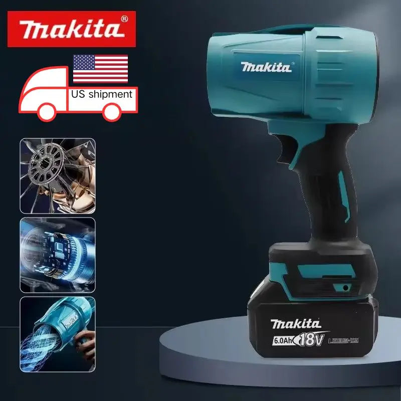 Makita 18V Cordless Air Blower For Car Dust Cleanup