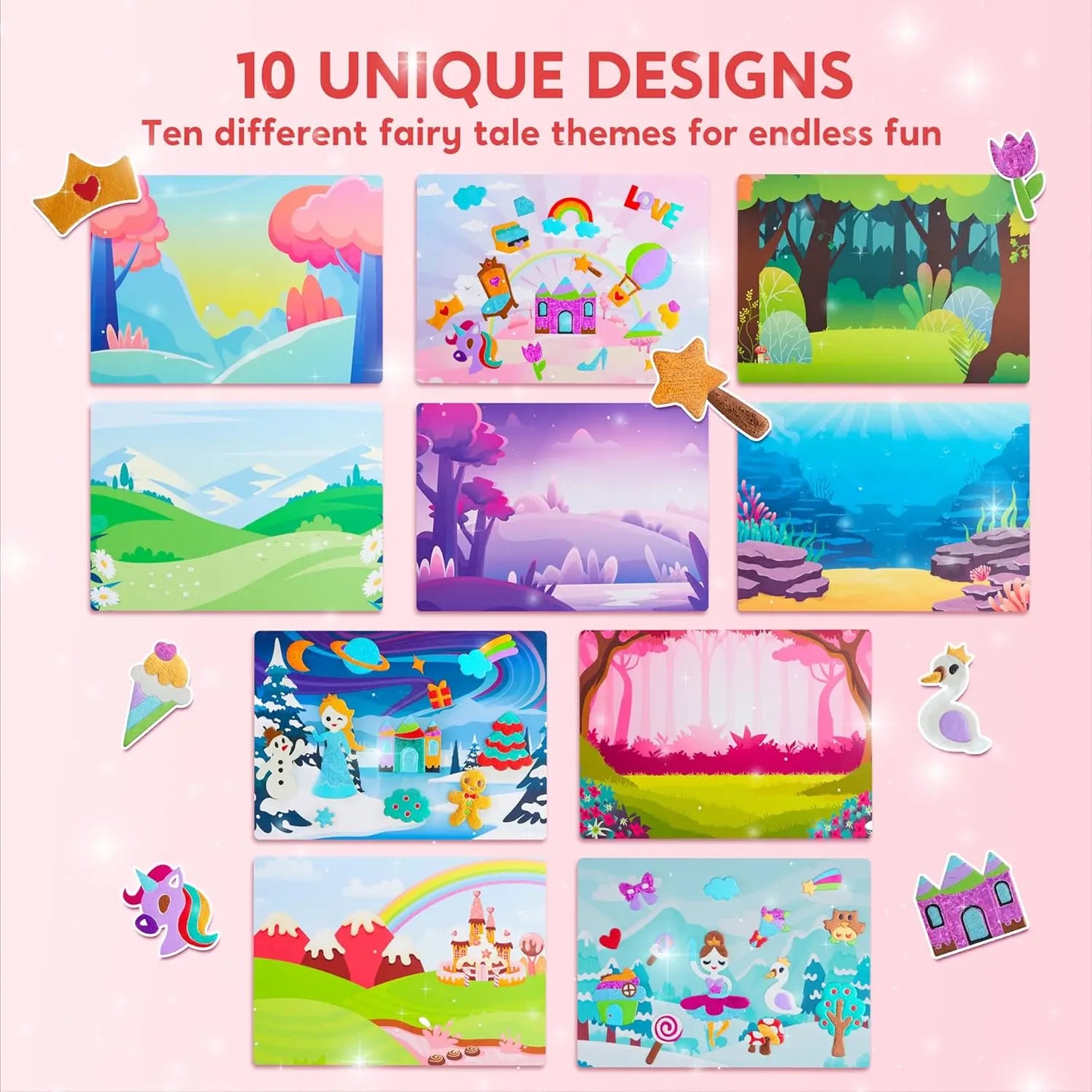 Joyfy Foil Art Kit For Kids Mess Free Creative Craft