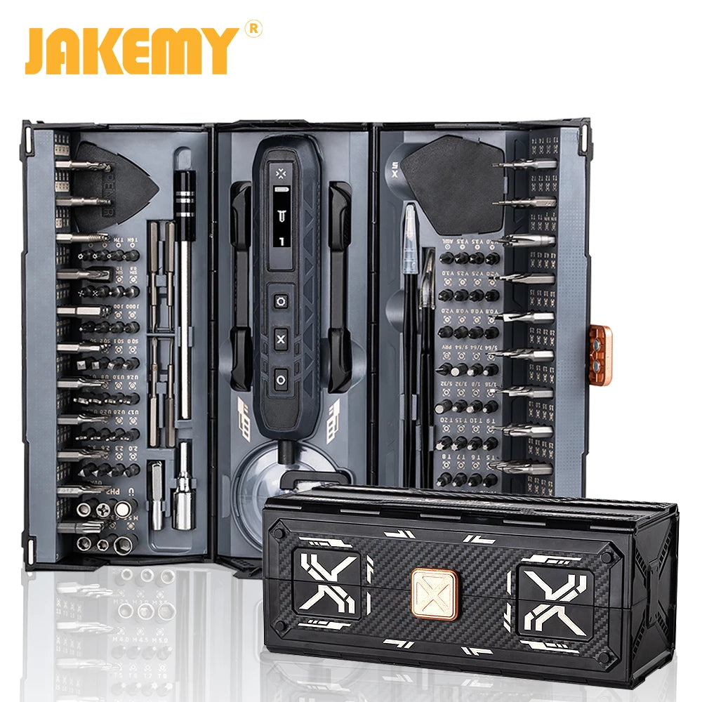 JAKEMY Precision Cordless Electric Screwdriver With Magnetic Bits