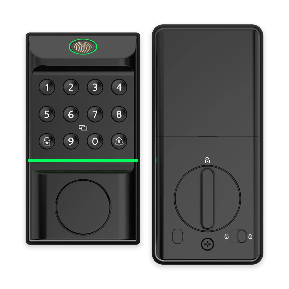Viladepot Smart Fingerprint Deadbolt Lock With App Control Keypad