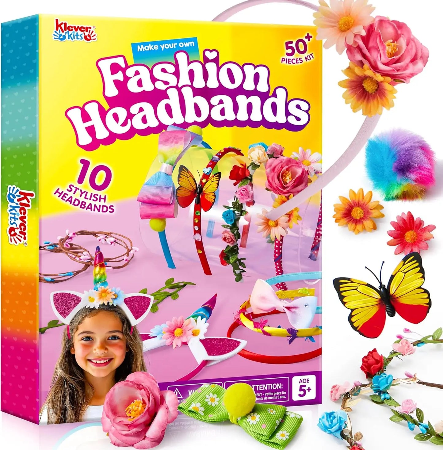 Joyfy Girls Headband Making Kit For Diy Hair Accessories