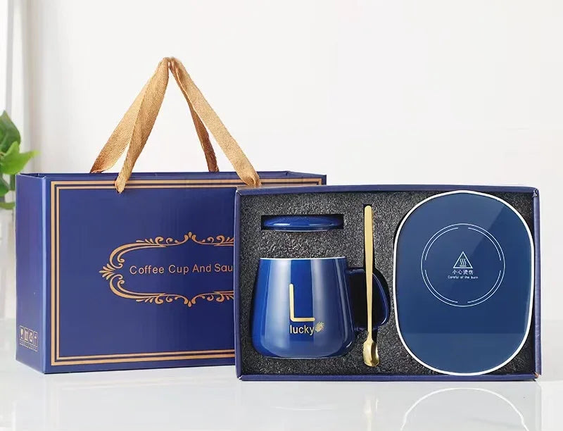 Usb Recharge Warm Soup Cup with Spoon and Storage Bag Set  Stainless Steel Breakfast Cup and Folding Spoon Food Thermal Jar
