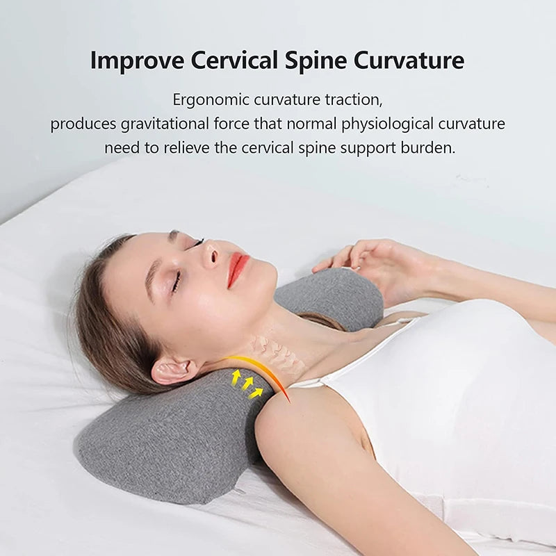 Memory Foam Contour Cervical Pillow For Side Sleepers Orthopedic