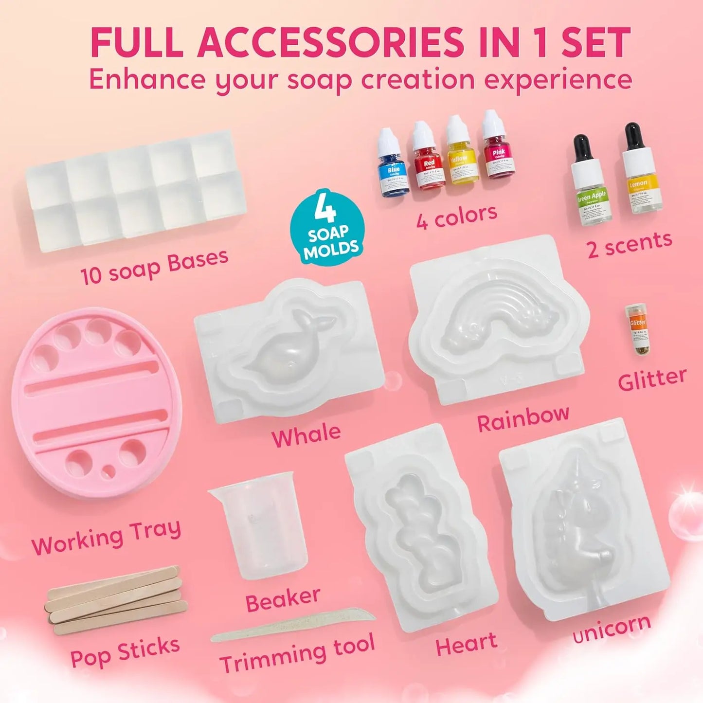 Joyfy Unicorn Soap Making Kit For Kids Creative DIY Craft