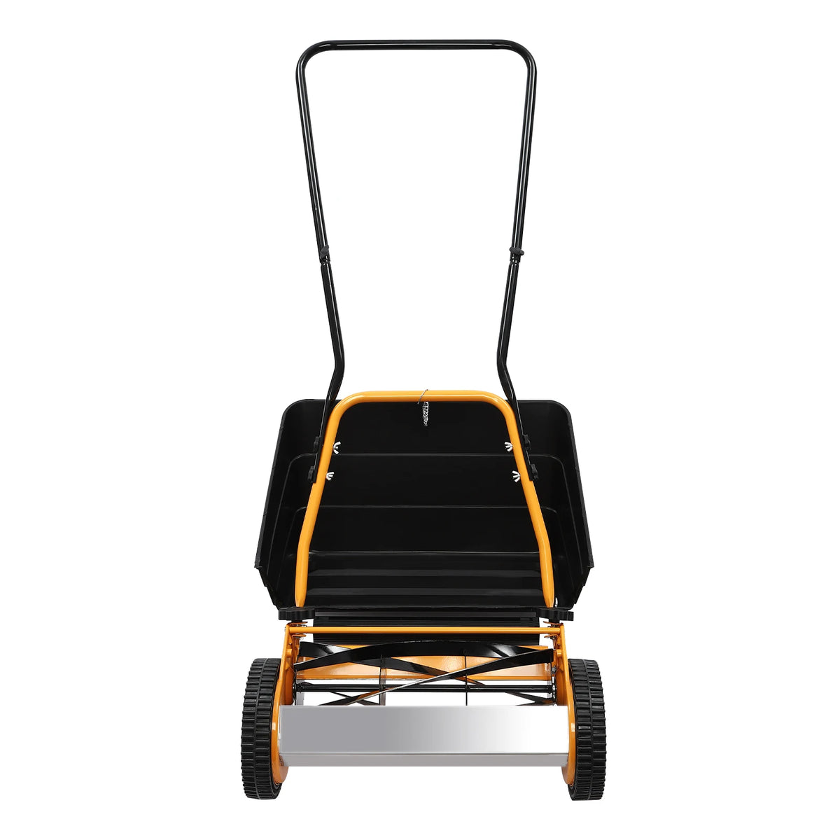 Cncest Manual Push Lawn Mower Featuring Aluminum Wheels
