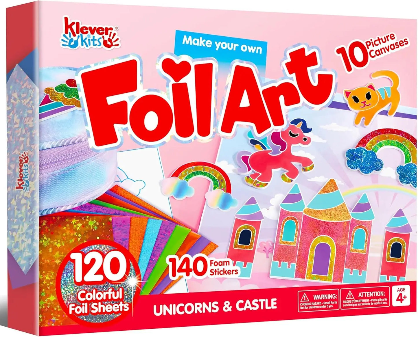 Joyfy Foil Art Kit For Kids Mess Free Creative Craft