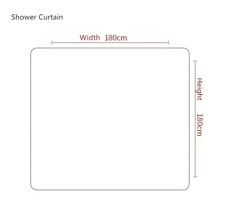4 Pcs Shower Curtain Sets Bath Mat  Decor Bathroom pink Contour Mat Toilet Lid Cover U Shaped Non-Slip Rug Fabric Polyester