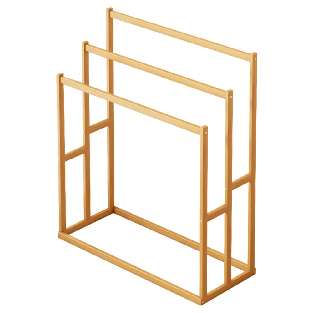 Vertical Freestanding Towel Rack For Bathroom Organization