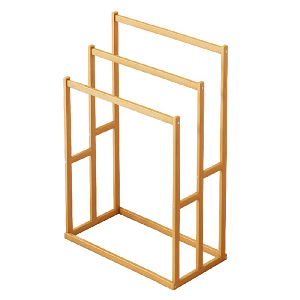 Vertical Freestanding Towel Rack For Bathroom Organization