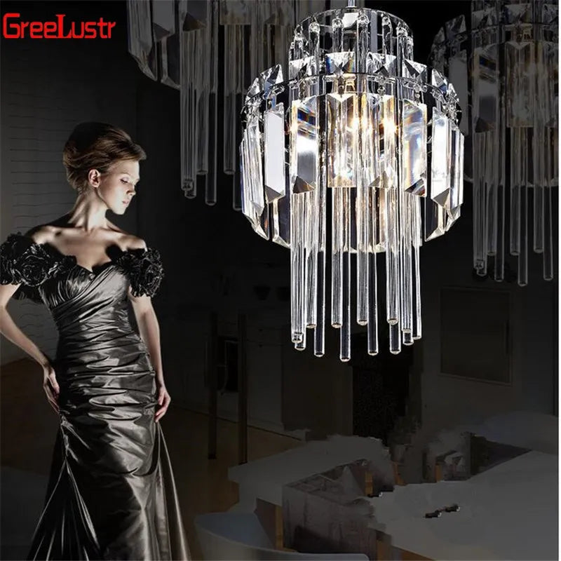 GreeLustr Modern Crystal Pendant Ceiling Light For Home Decor