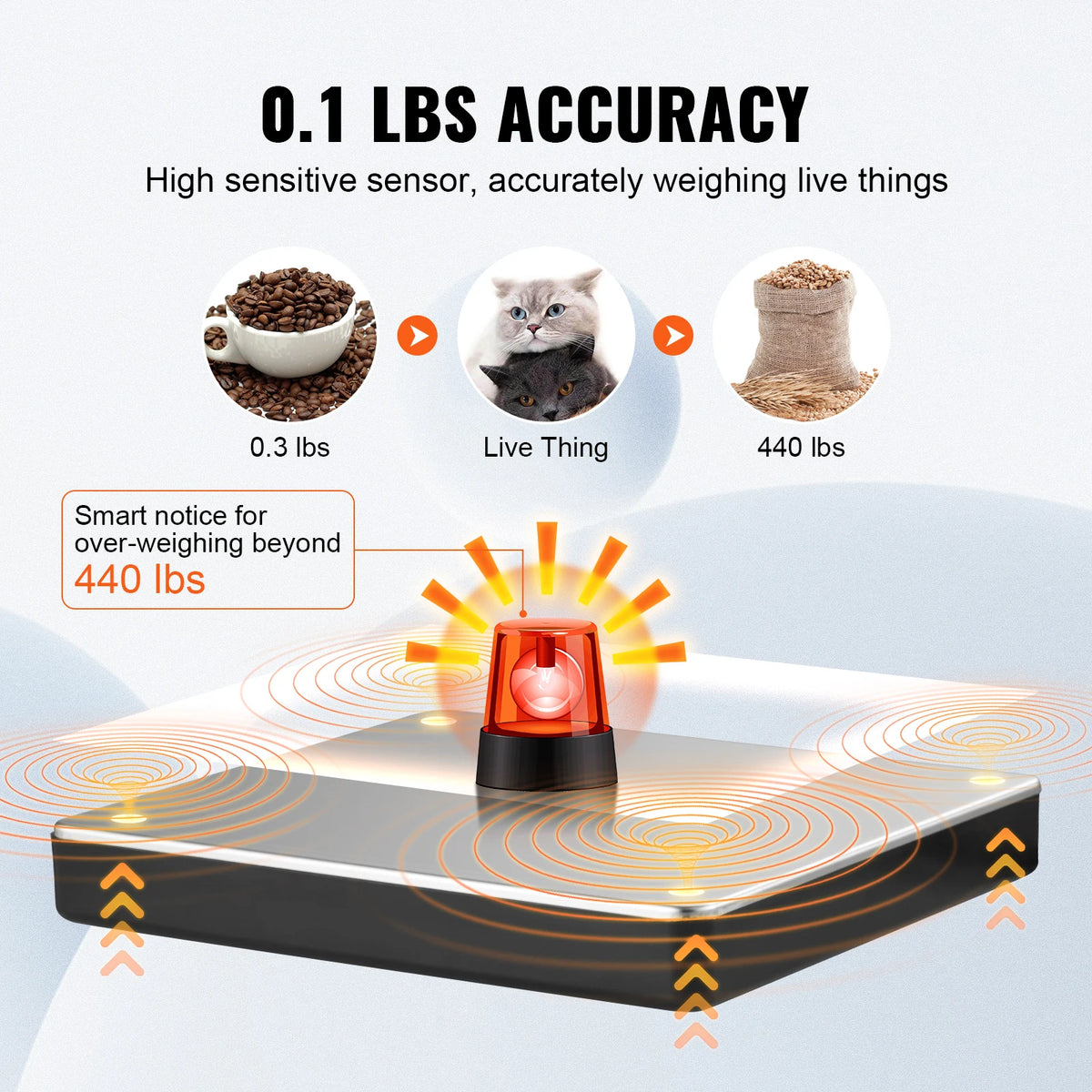 SucceBuy Digital Shipping Scale Featuring Timer And Tare Function