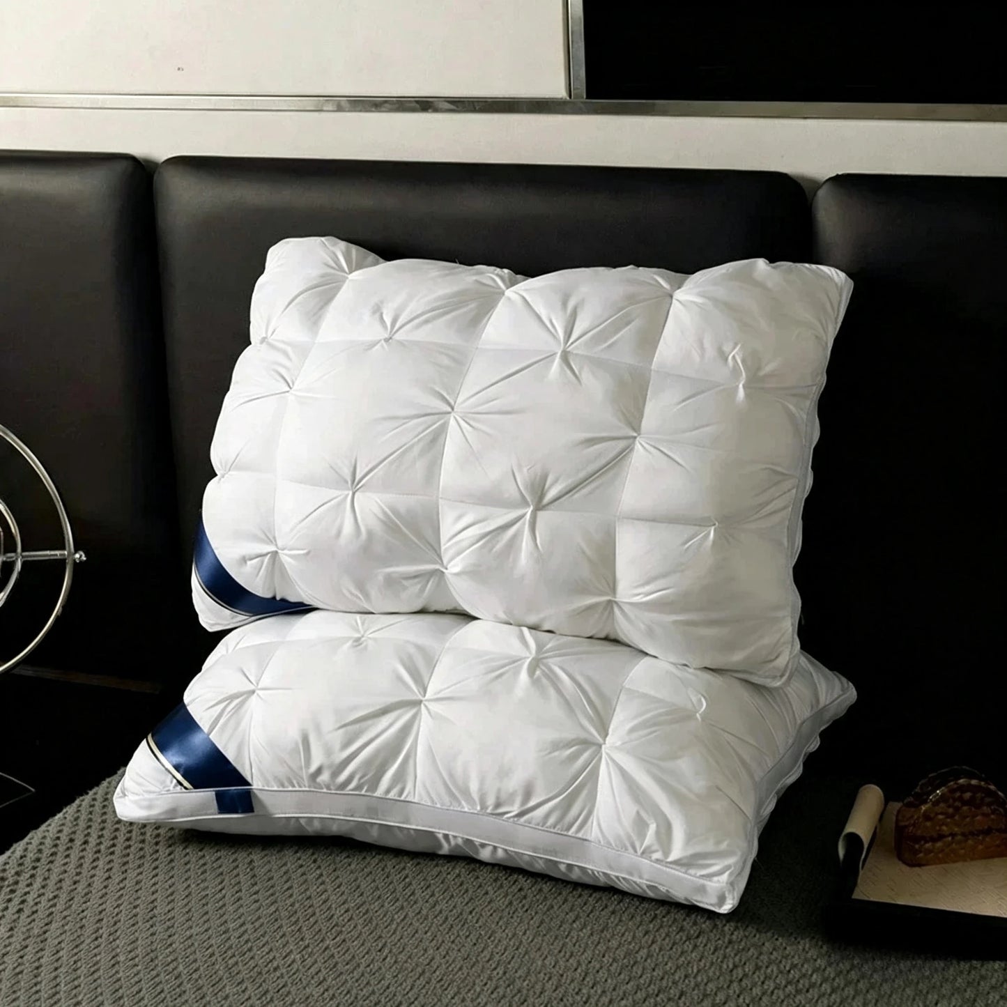 Premium Non Collapse Polyester Sleeping Pillow For Deep Comfortable Rest