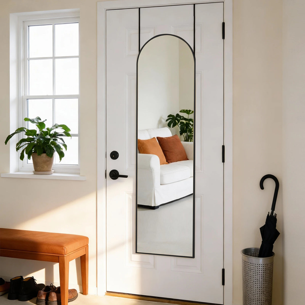 MCQ Premium Arched Full Length Wall Mounted Vanity Mirror