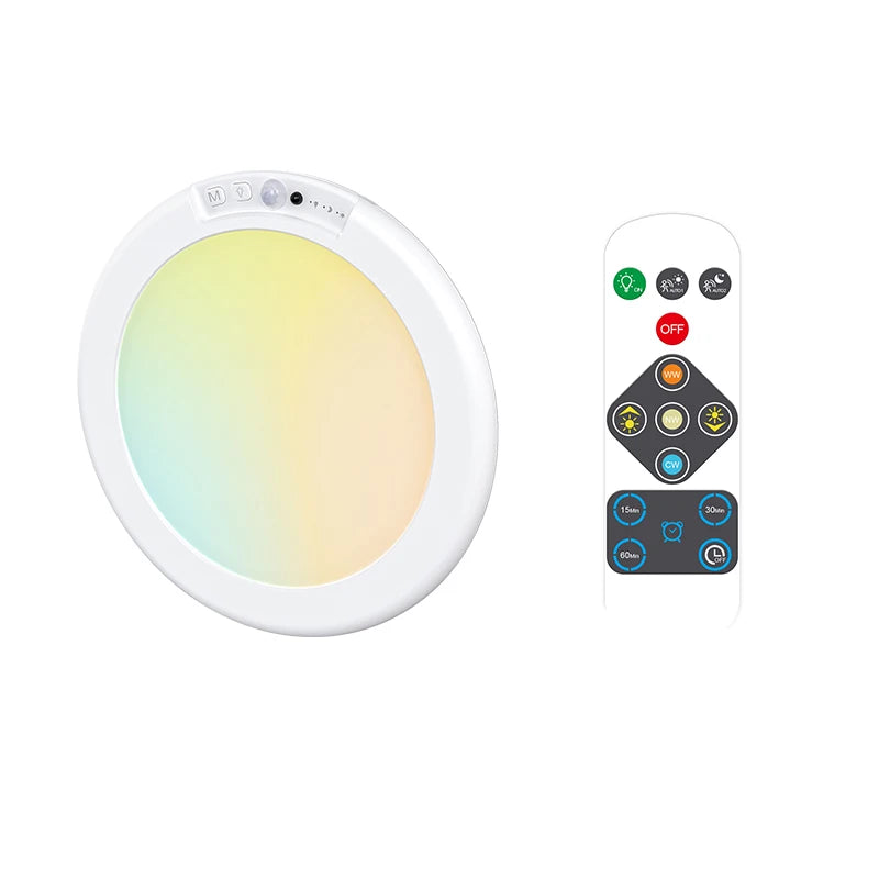 Magnetic Wireless Motion Sensor Night Light USB Type C Rechargeable