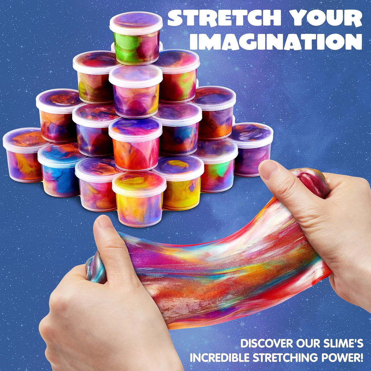 Galaxy Slime Party Favors Stretchy Non Sticky Safe Classroom Rewards