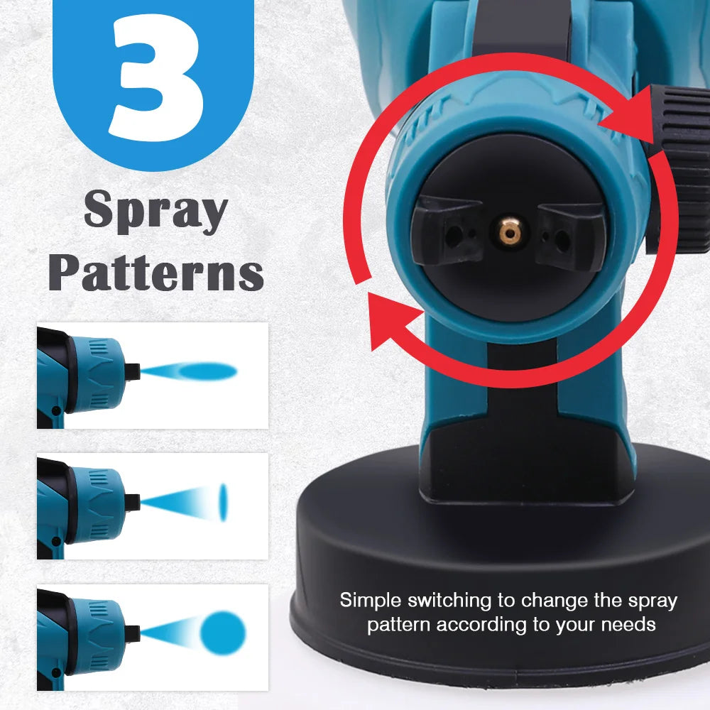 Cordless HVLP Paint Sprayer Gun For Precise And Even Application