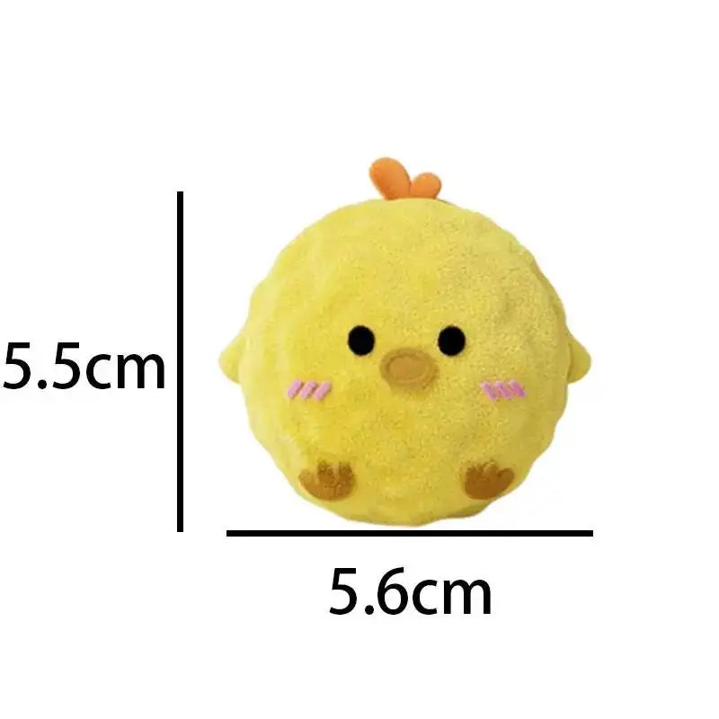 TPR Pet Ball Animal Shape Plush Dogs Squeaky Chew Toy Puppy Bite Resistant Teeth Cleaning Interactive Toys Pets Supplies