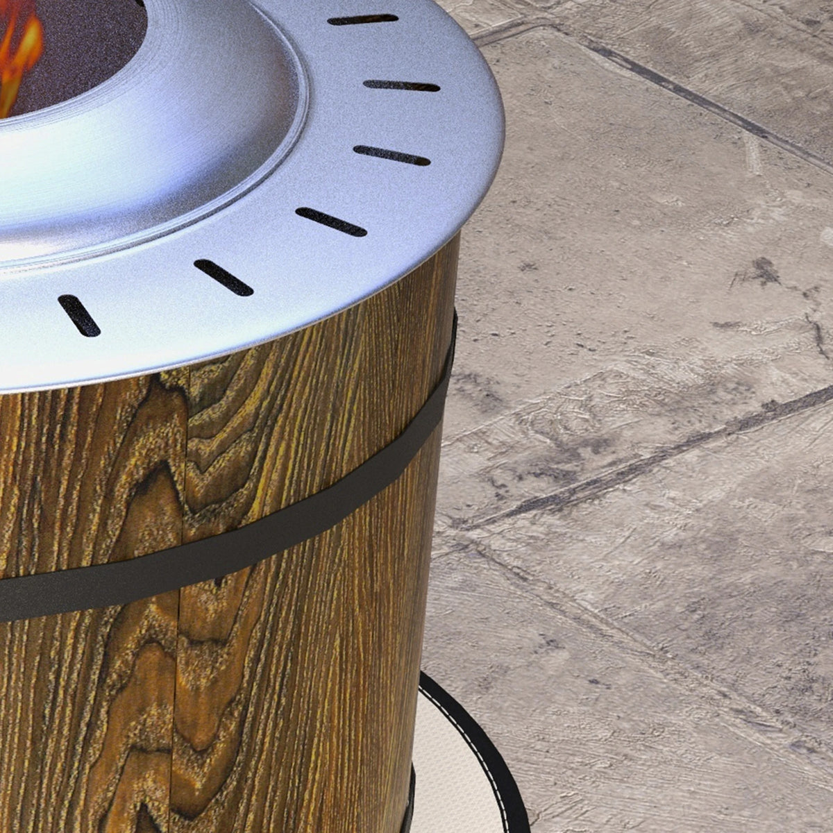Outsunny Smokeless Wood Burning Fire Pit Made From Magnesium Oxide