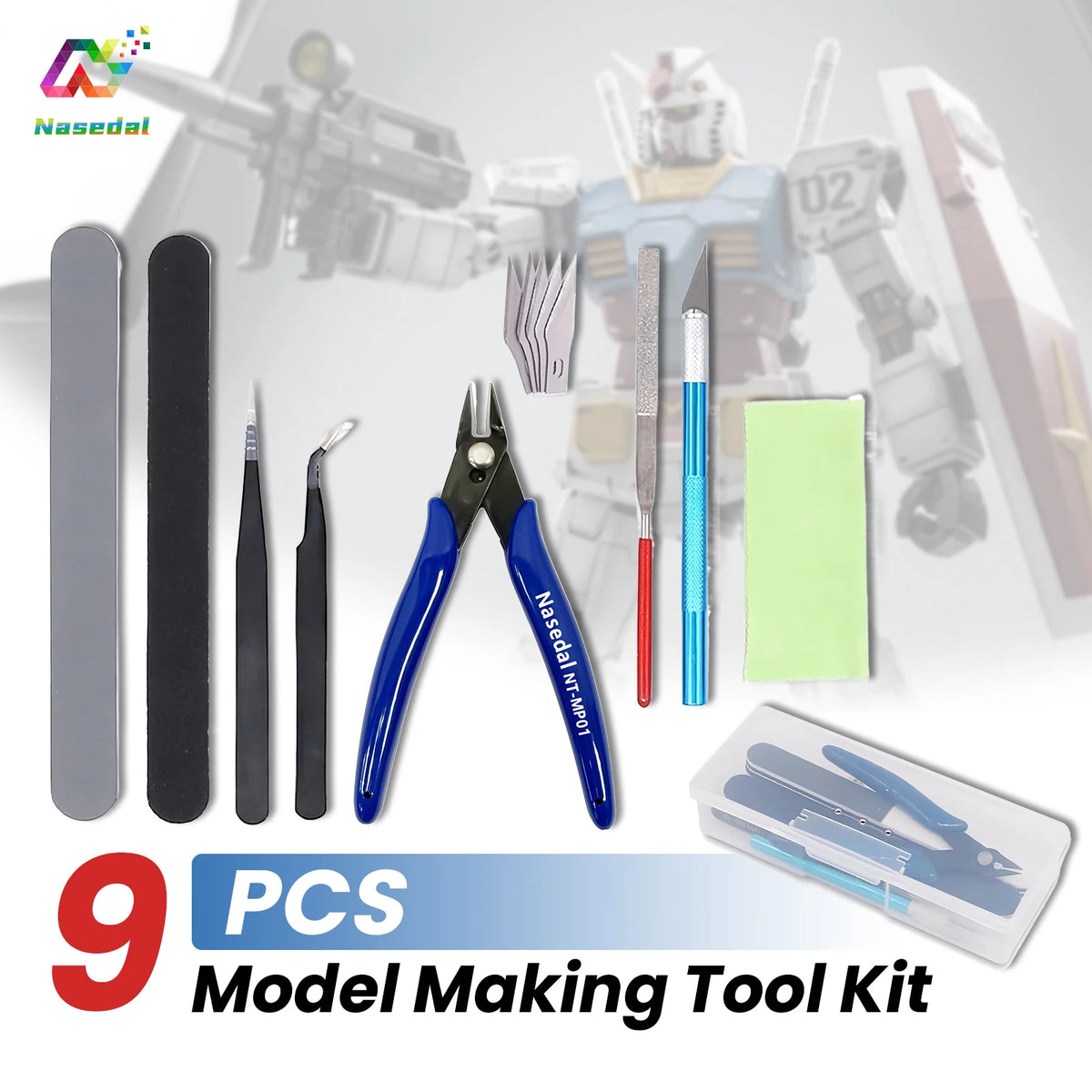 Model Hobby Tool Set With Clippers Scissors And Tweezers