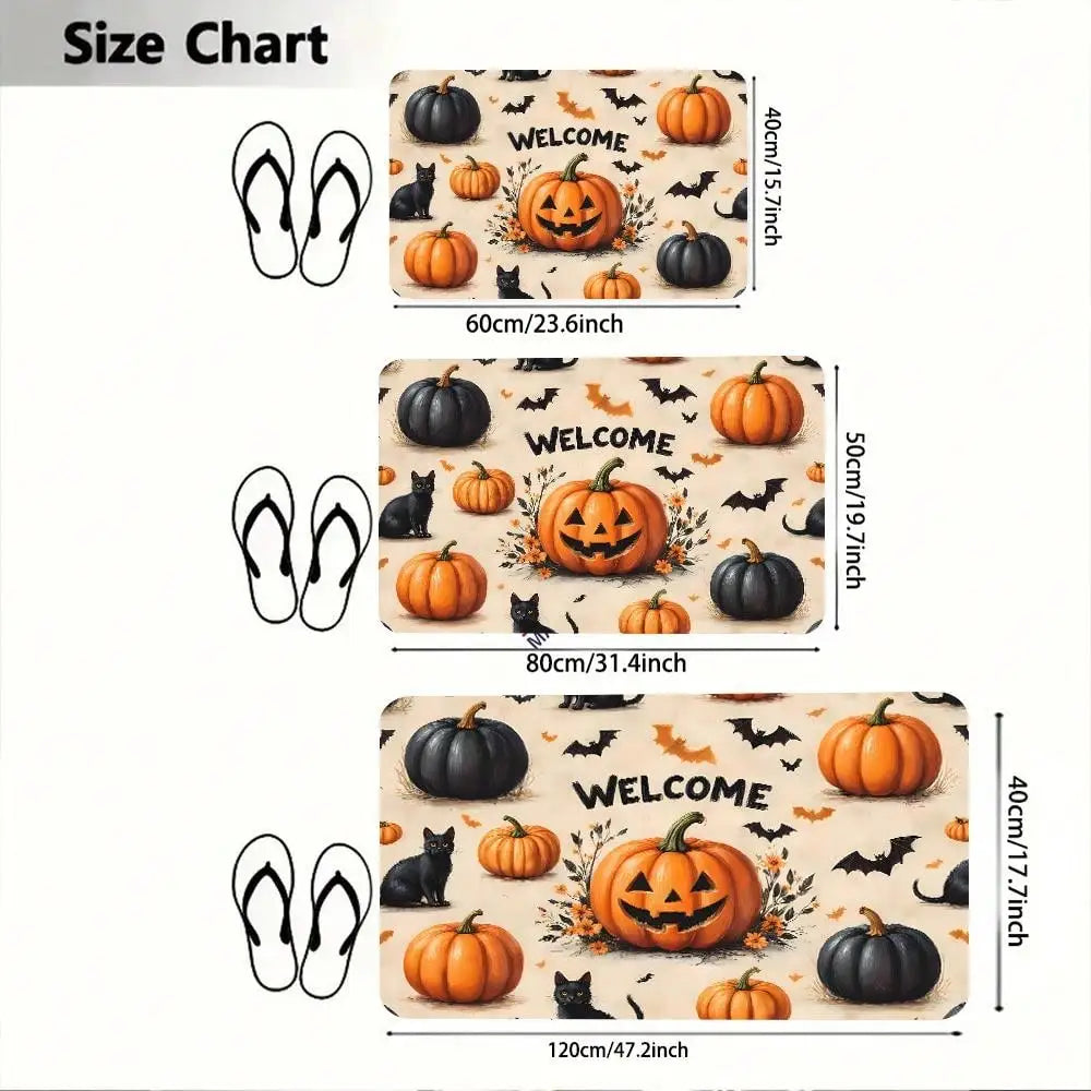 Modern Flannel Halloween Rug Carpet For Indoor Home Decor
