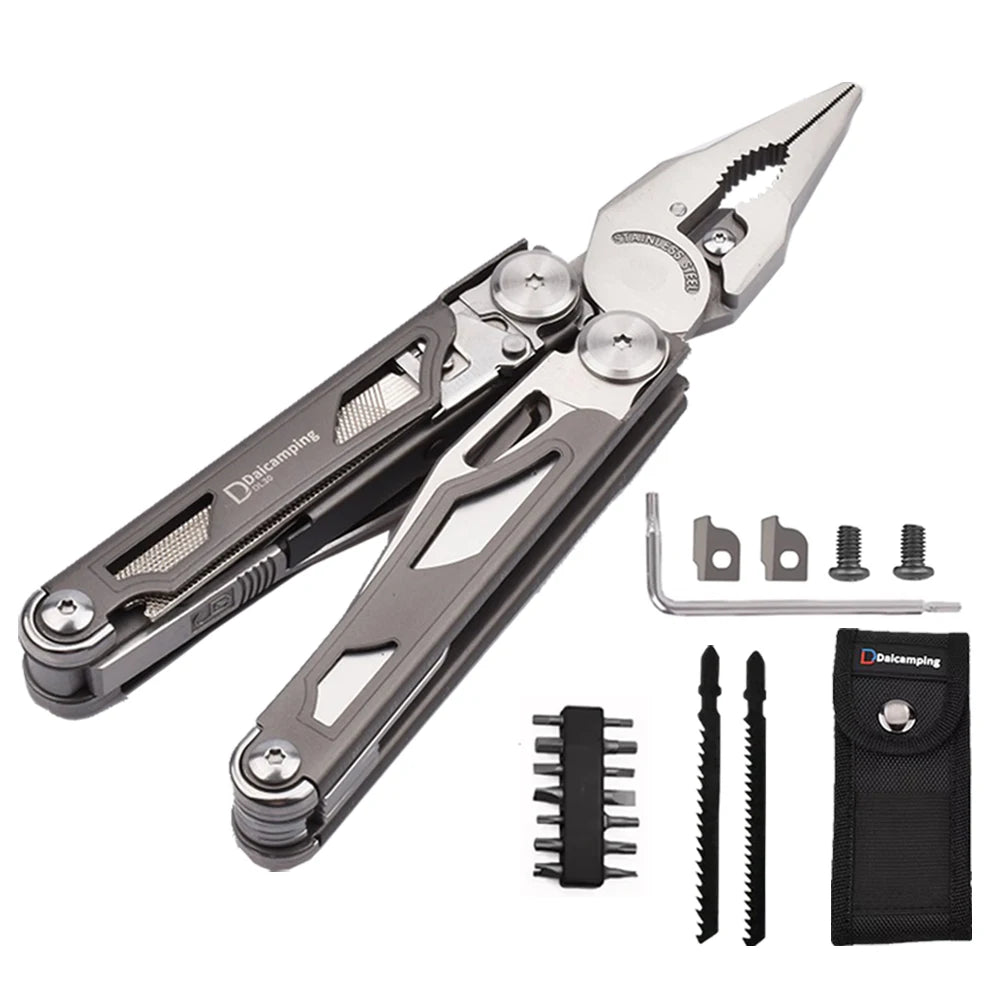 Daicamping Stainless Steel Multifunctional Plier Hand Tool