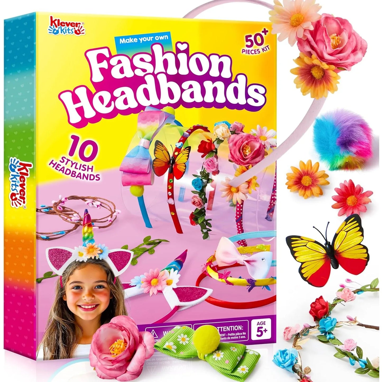 Joyfy Girls Headband Making Kit For Diy Hair Accessories