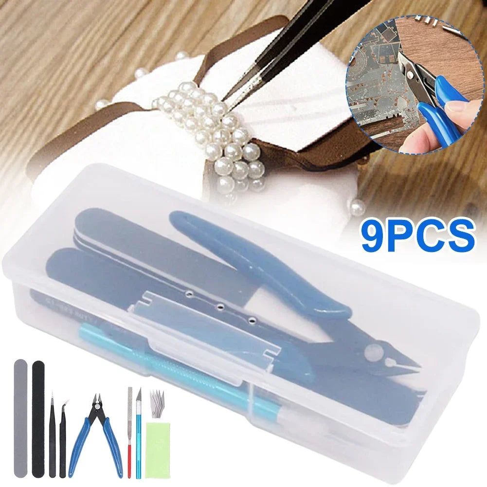 Model Hobby Tool Set With Clippers Scissors And Tweezers