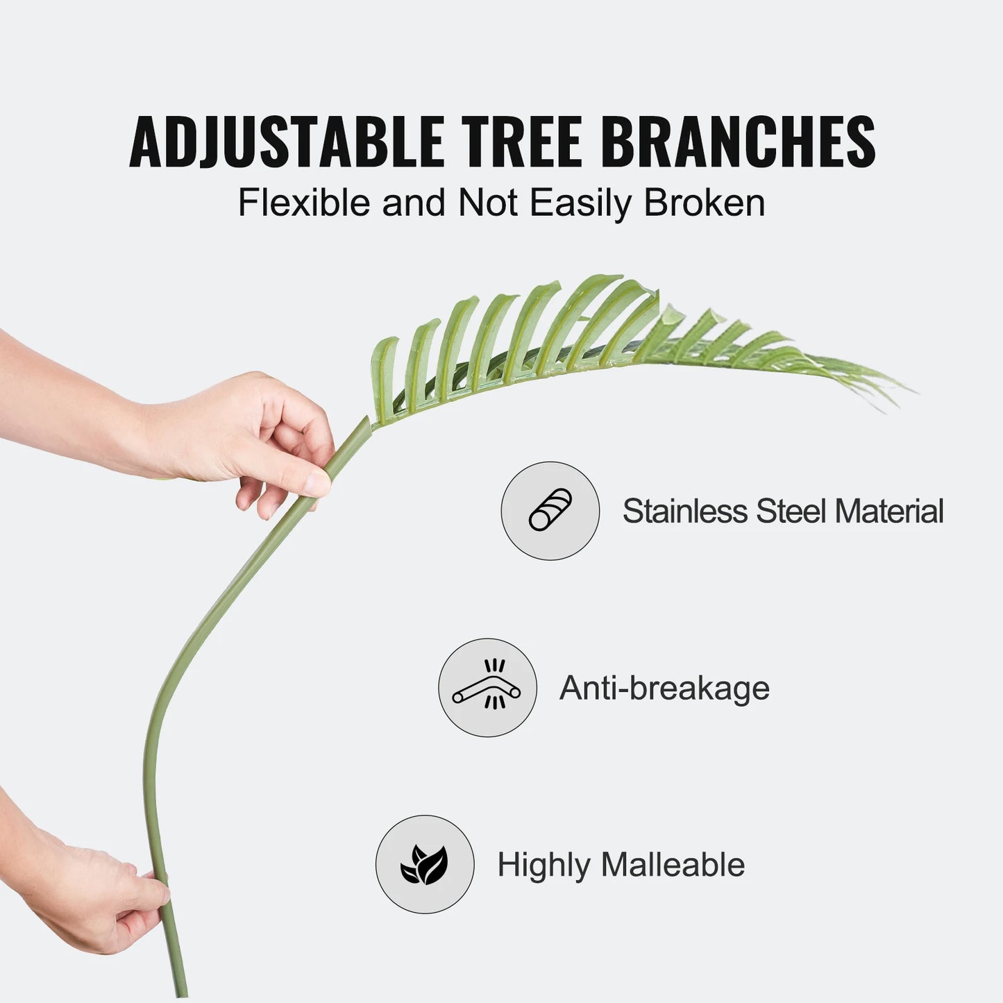 SucceBuy Premium Faux Palm Tree Featuring Stable Balanced Design