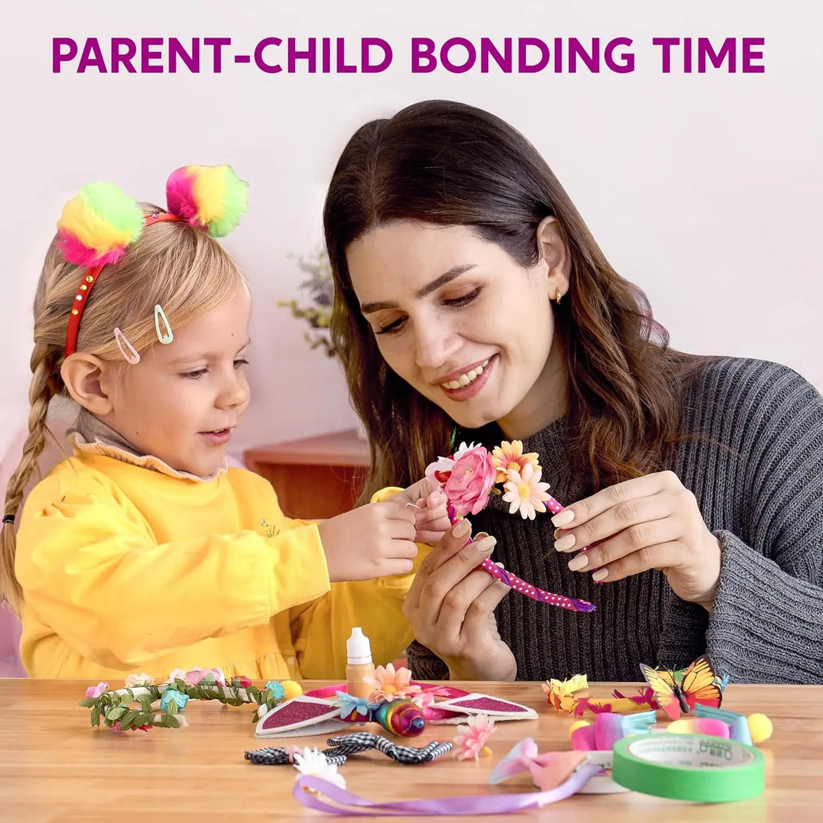 Joyfy Girls Headband Making Kit For Diy Hair Accessories