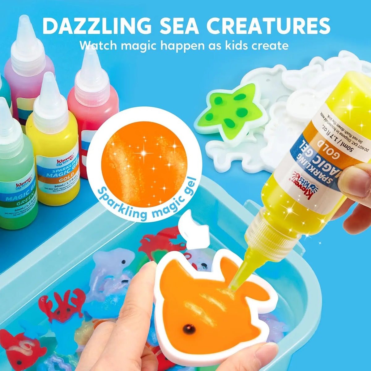 Joyfy Magic Water Gel Kit With Preserving Bottle For Kids
