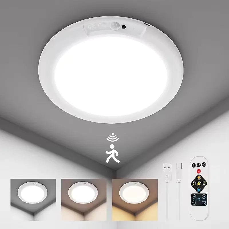 Magnetic Wireless Motion Sensor Night Light USB Type C Rechargeable